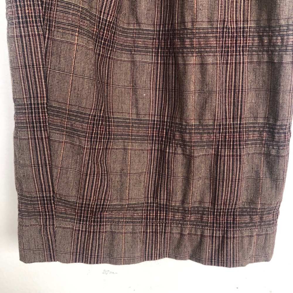 Anthropologie Lilith Plaid Pleated Trouser S/38 - Picture 9 of 14